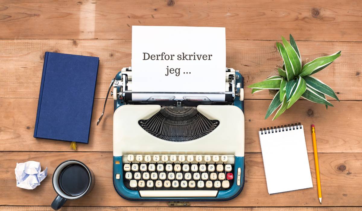 For mig er det lettere at skrive end at tale - derfor skriver jeg